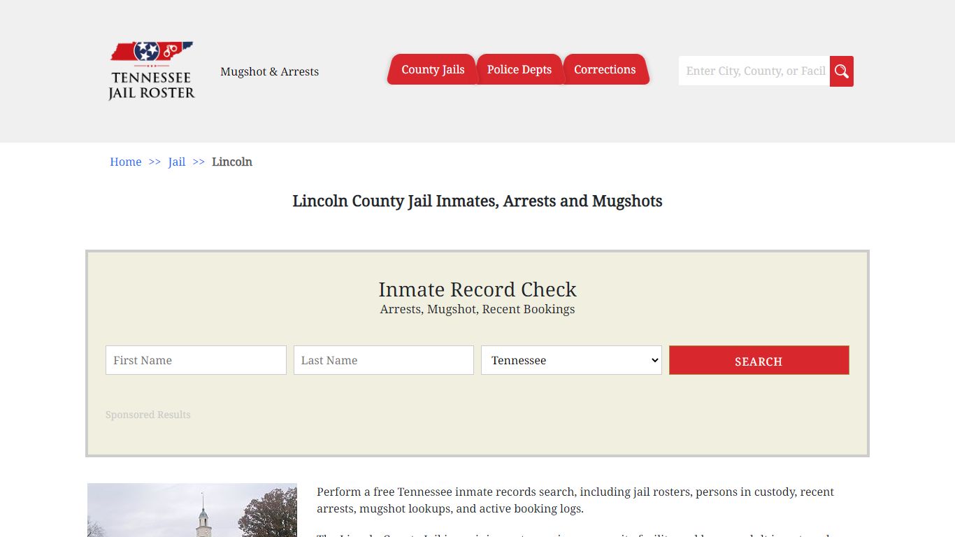 Lincoln County Jail Inmates, Arrests and Mugshots