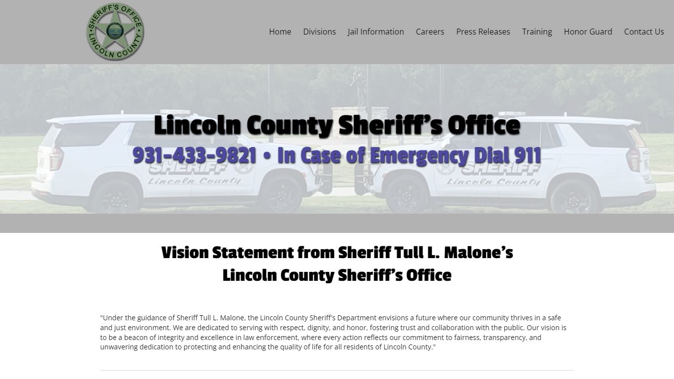 Home - Lincoln County Tennessee Sheriff's Department